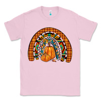 Bubblegum Pink fall pumpkin rainbow Classic Tee - JahusDesignShop