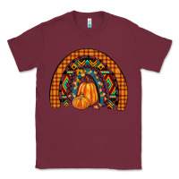 Burgundy fall pumpkin rainbow Classic Tee - JahusDesignShop