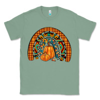 Sage fall pumpkin rainbow Classic Tee - JahusDesignShop