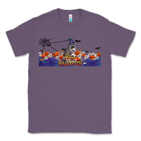 Lavender Happy Halloween Raccon Classic Tee - LillyAllenDesigns