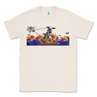 Natural Happy Halloween Raccon Classic Tee - LillyAllenDesigns