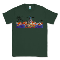 Sports Green Happy Halloween Raccon Classic Tee - LillyAllenDesigns