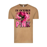 Vintage Camel in october we wear pink dinosaur Vintage Tee - LillyAllenDesigns