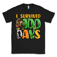 Black dinosaur 100day celebration Classic Tee - LillyAllenDesigns