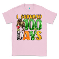 Bubblegum Pink dinosaur 100day celebration Classic Tee - LillyAllenDesigns