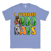 Colony Blue dinosaur 100day celebration Classic Tee - LillyAllenDesigns
