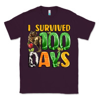 Plum dinosaur 100day celebration Classic Tee - LillyAllenDesigns