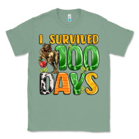 Sage dinosaur 100day celebration Classic Tee - LillyAllenDesigns