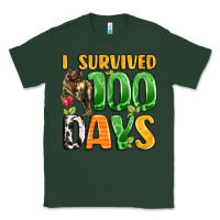 Sports Green dinosaur 100day celebration Classic Tee - LillyAllenDesigns