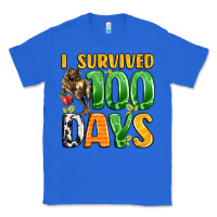 True Royal dinosaur 100day celebration Classic Tee - LillyAllenDesigns
