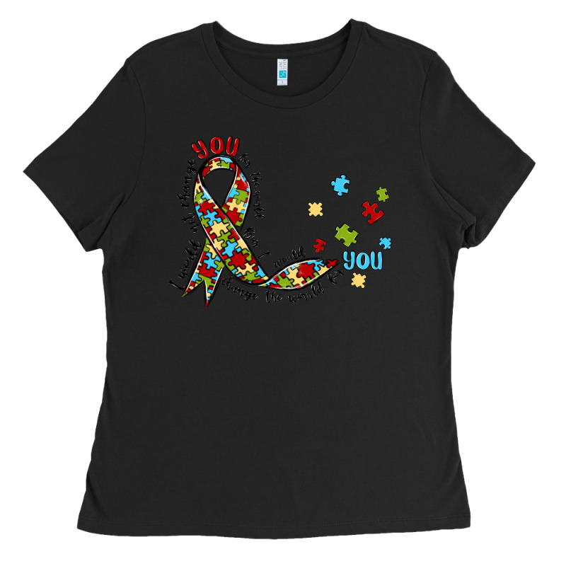 Autism Awareness Ladies Tee by MaliasSmallBusiness | Teevron