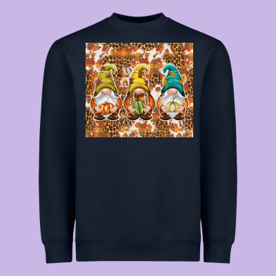 Fall Gnomes Heavyweight Sweatshirt Designed By Nancycooperartshop