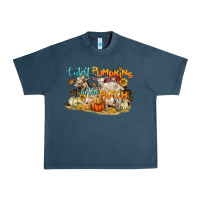 Midnight Navy cutest pumpkins in the patch Urban Heavy Tee - LillyAllenDesigns