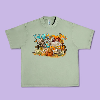 Cutest Pumpkins In The Patch Urban Heavy Tee Designed By Lillyallendesigns
