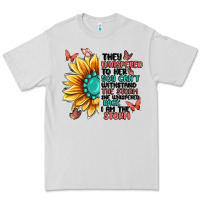 Dove Grey they whispered to her you can't withstand the stor Premium Tee - MaliasSmallBusiness