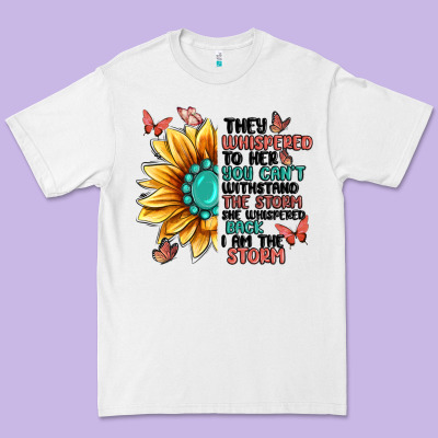 They Whispered To Her You Can't Withstand The Stor Premium Tee Designed By Maliassmallbusiness