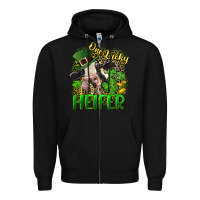 Black One lucky Heifer Zipper Hoodie - CowGirlArtShop