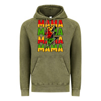 Vintage Olive mama lightning bolt juneteenth Vintage Hoodie - LillyAllenDesigns