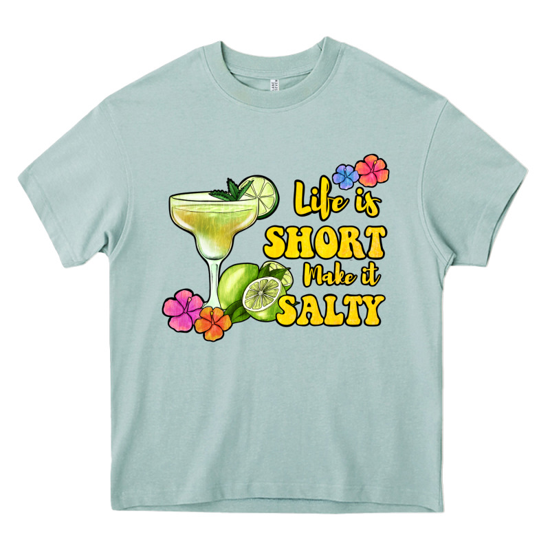 Life Is Short Make It Salty Heavy Core Tee by Jasminsmagicworld | Teevron