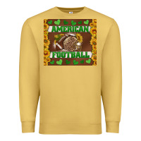 Antique Gold american football with sunflower tumbler Premium Sweatshirt - BundleAndBundleShop