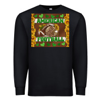 Black american football with sunflower tumbler Premium Sweatshirt - BundleAndBundleShop