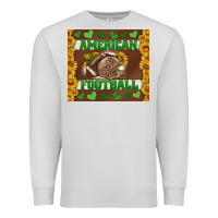 Dove Grey american football with sunflower tumbler Premium Sweatshirt - BundleAndBundleShop