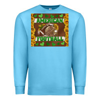 Ocean Blue american football with sunflower tumbler Premium Sweatshirt - BundleAndBundleShop