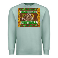Seafoam american football with sunflower tumbler Premium Sweatshirt - BundleAndBundleShop