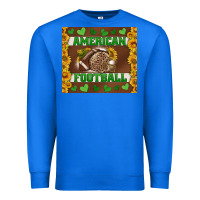 True Royal american football with sunflower tumbler Premium Sweatshirt - BundleAndBundleShop