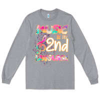 Heather Grey Cool I Love Music Shirt Gifts Music Is My Second Language Long Sleeve Tee - Bettercallsaul