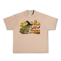Burro Trick Or Treat With Frog Urban Heavy Tee - LillyAllenDesigns
