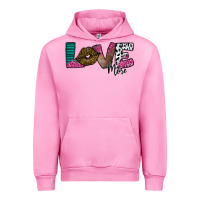 Fuchsia Pink Love More Urban Hoodie - SublimationCraftShop
