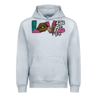Heather Grey Love More Urban Hoodie - SublimationCraftShop