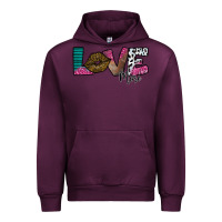 Mauve Wine Love More Urban Hoodie - SublimationCraftShop