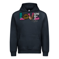 Navy Love More Urban Hoodie - SublimationCraftShop