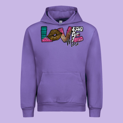 Love More Urban Hoodie Designed By Sublimationcraftshop