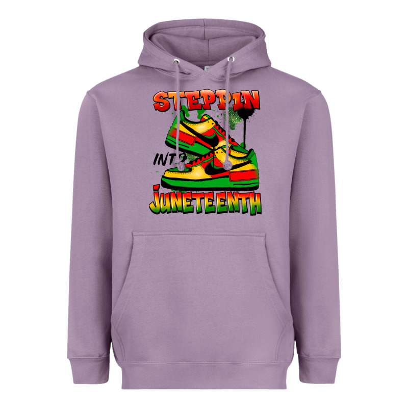 Steppin' Into Juneteenth Heavyweight Hoodie by FaDigitalArtStudio | Teevron