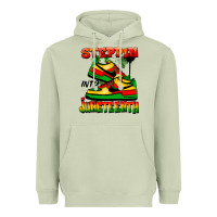 Matcha steppin' into juneteenth Heavyweight Hoodie - FaDigitalArtStudio