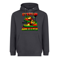Smoke steppin' into juneteenth Heavyweight Hoodie - FaDigitalArtStudio