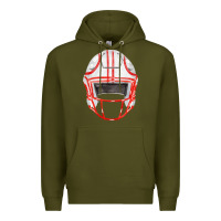 Army Green football helmet fa element Premium Hoodie - FaDigitalArtStudio