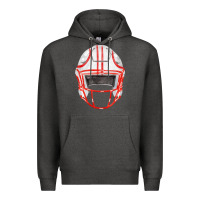 Charcoal Heather football helmet fa element Premium Hoodie - FaDigitalArtStudio