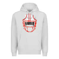 Dove Grey football helmet fa element Premium Hoodie - FaDigitalArtStudio