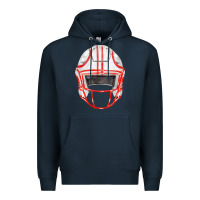 Navy football helmet fa element Premium Hoodie - FaDigitalArtStudio