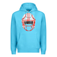 Ocean Blue football helmet fa element Premium Hoodie - FaDigitalArtStudio