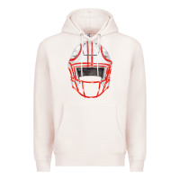Pale Pink football helmet fa element Premium Hoodie - FaDigitalArtStudio