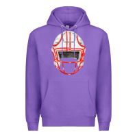 Purple football helmet fa element Premium Hoodie - FaDigitalArtStudio