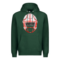 Sports Green football helmet fa element Premium Hoodie - FaDigitalArtStudio