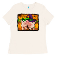 Halloween Pigs Ladies Tee | Teevron