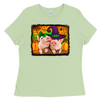Matcha halloween pigs Ladies Tee - Jasminsmagicworld