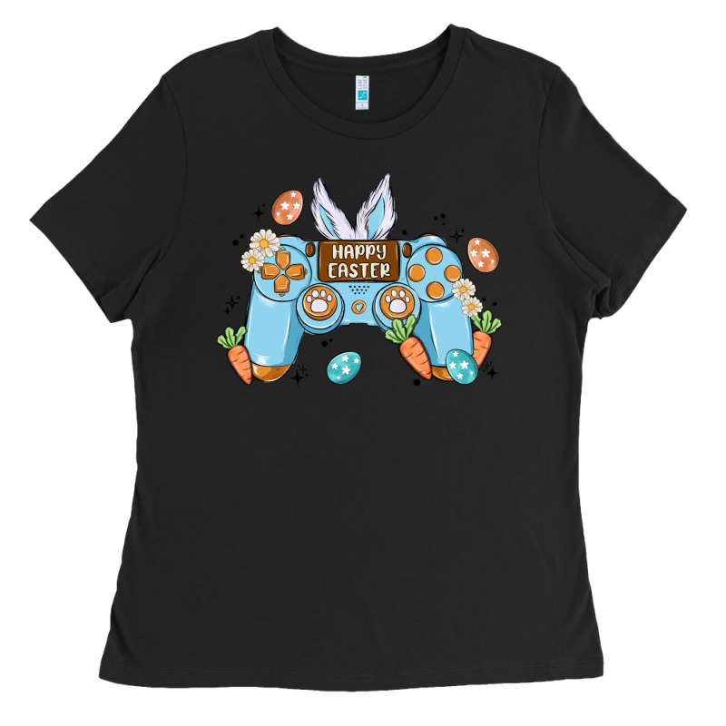 Boy Happy Easter Ladies Tee by MaliasSmallBusiness | Teevron